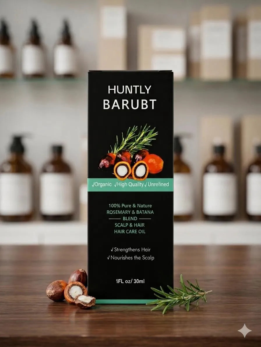 Huntly Barbt 100% Natural Hair Serum Anti Fall Shine