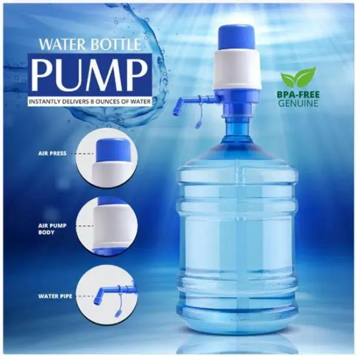 Blue Manual Water Pump for Kitchen, ABS Plastic, Leak-Proof